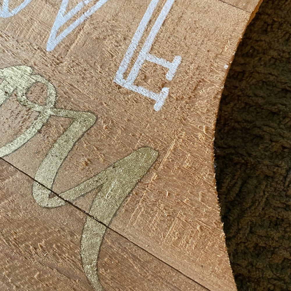 Wooden “Love You To The Moon And Back” Wall Decor - Picture 2 of 5